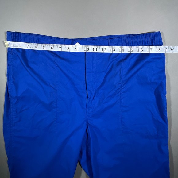 Merona Sport Men's Blue Track/Jogging Pants with White Snap Size Large - Picture 2 of 9